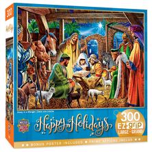 AWAY IN A MANGER - 300 PIECE EZ GRIP PUZZLE